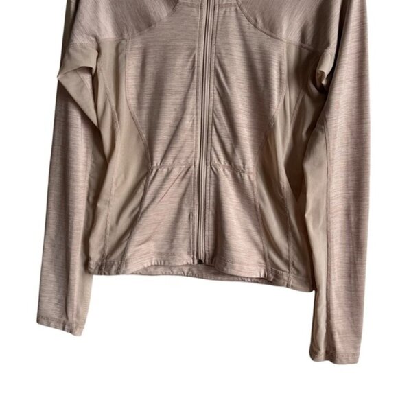 Lululemon Catch Me Air Jacket Size 6 Champagne Cream - Picture 5 of 12